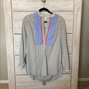 Gap Half Button Up Blouse